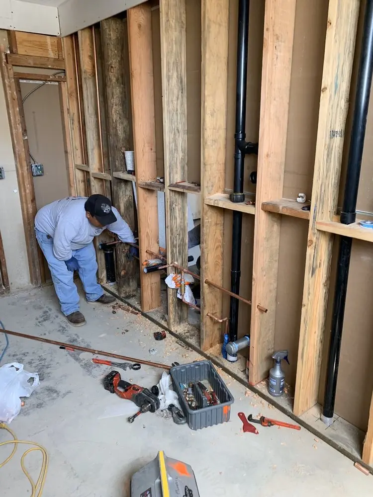 Commercial rough-in plumbing for Trenchless Sewer Repair in Fort Hood